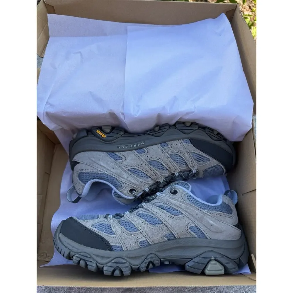 Merrell Women’s Moab 3 Low Hiking Shoes Smoke (Fumee) Size 8 8M NIB